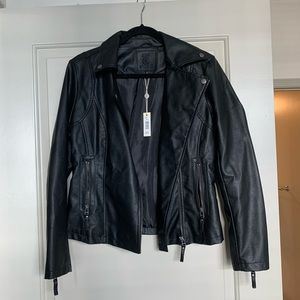NWT Max Studio Leather Jacket